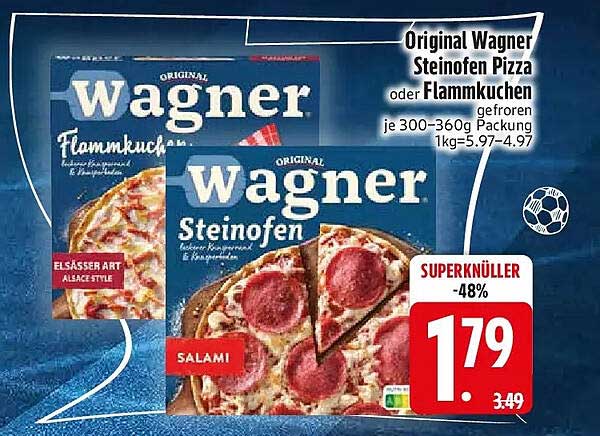 Original Wagner Steinofen Pizza oder Flammkuchen