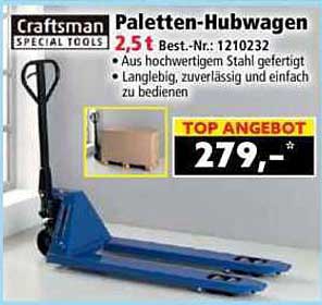 Paletten-Hubwagen 2,5 t