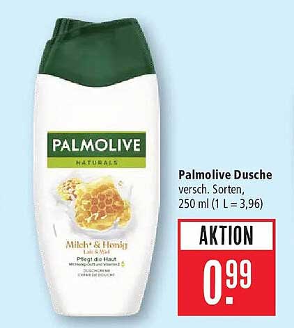 Palmolive Dusche versch. Sorten, 250 ml (1 L = 3,96)