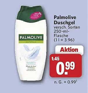 Palmolive Duschgel versch. Sorten 250-ml-Flasche (1 l = 3.96)