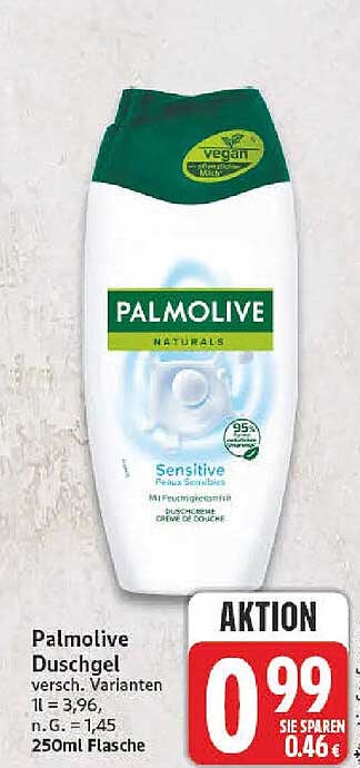 Palmolive Duschgel versch. Varianten 1l = 3,96, n.G. = 1,45 250ml Flasche