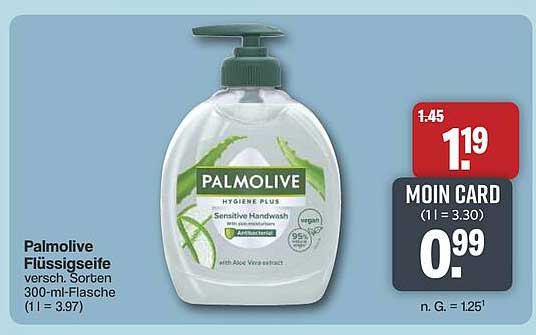 Palmolive Flüssigseife versch. Sorten 300-ml-Flasche (1 l = 3.97)