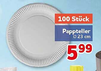 Pappteller Ø 23 cm