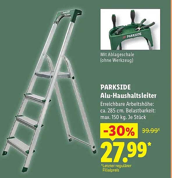 PARKSIDE Alu-Haushaltsleiter