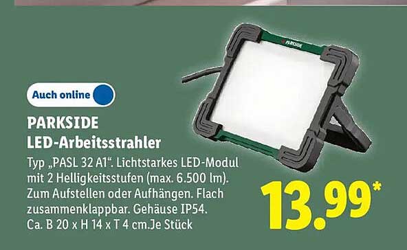 PARKSIDE LED-Arbeitsstrahler