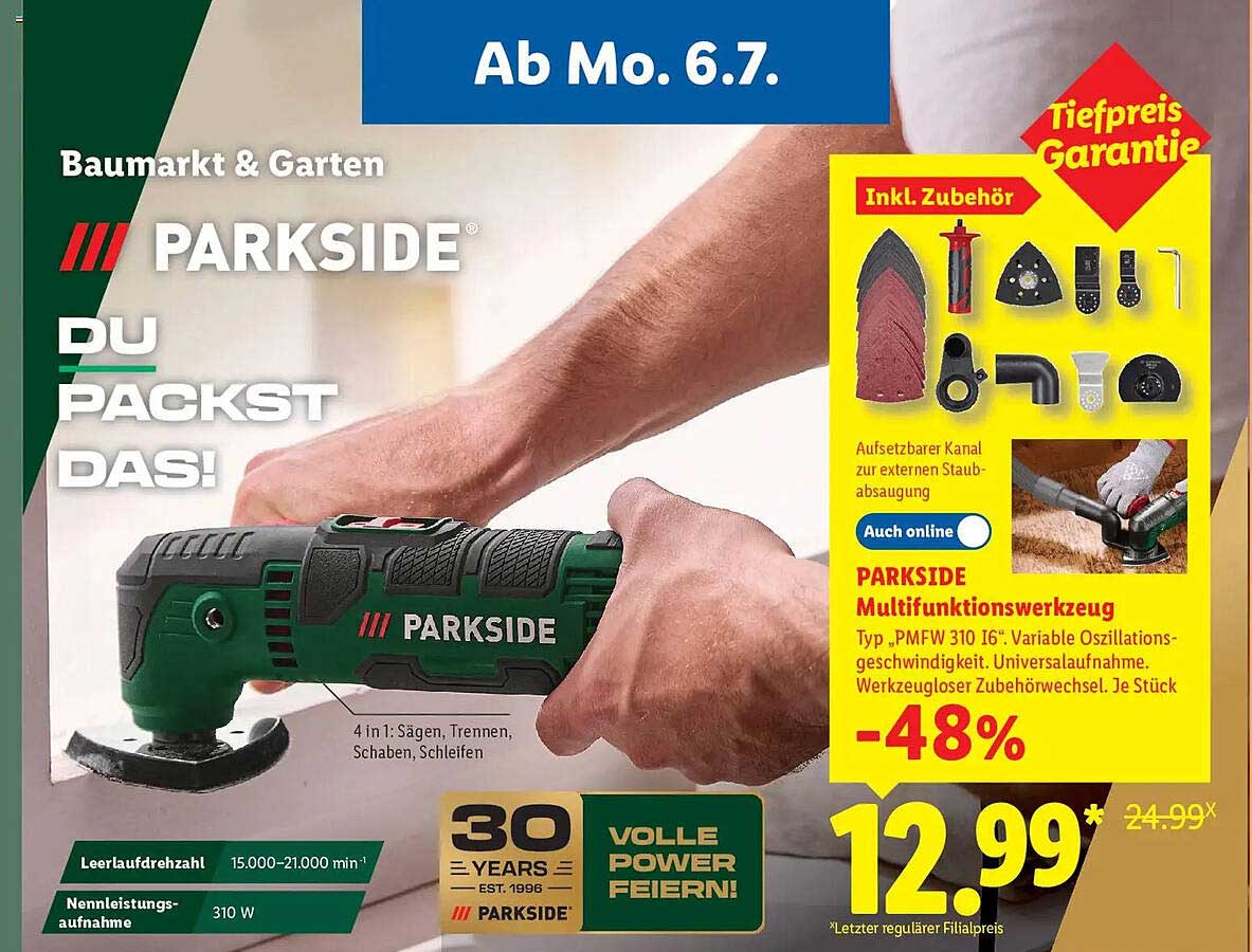 PARKSIDE Multifunktionswerkzeug