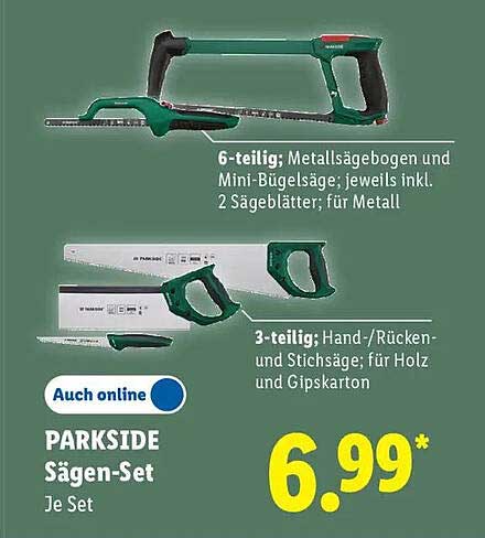 PARKSIDE Sägen-Set Je Set