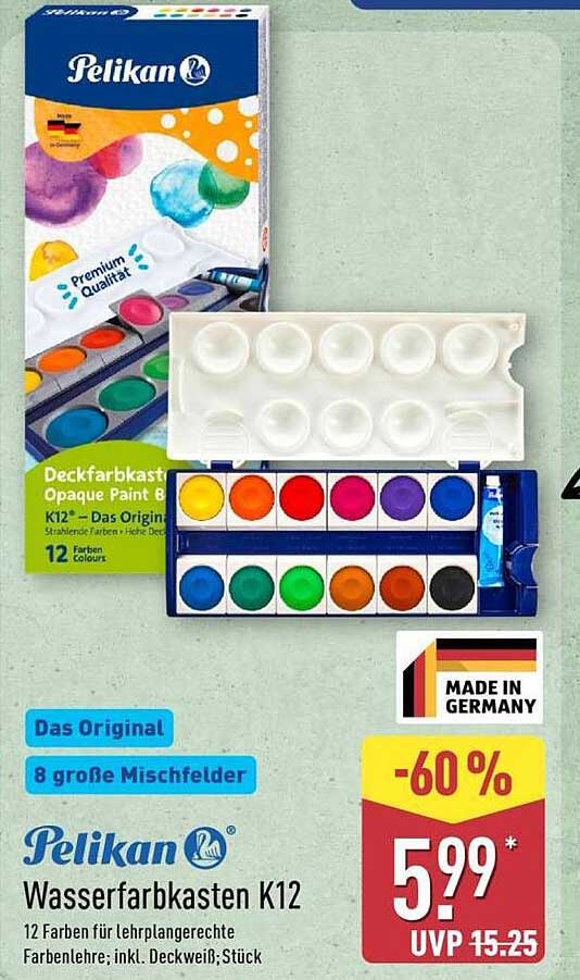Pelikan Wasserfarbkasten K12