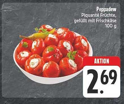 Peppadew Piquante Früchte, gefüllt mit Frischkäse 100 g