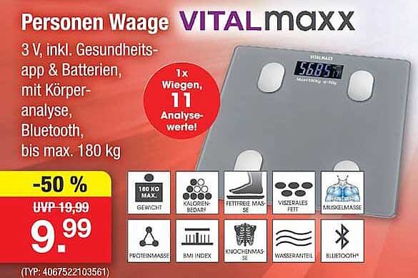 Personen Waage VITALmaxx
