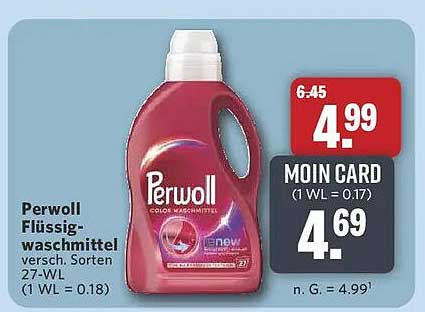 Perwoll Flüssig-waschmittel versch. Sorten 27-WL