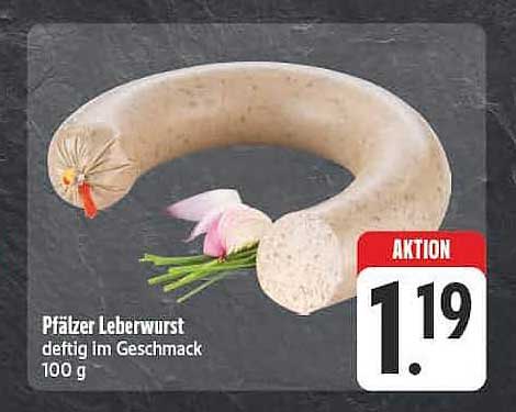 Pfälzer Leberwurst deftig im Geschmack 100 g