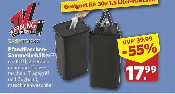Pfandflaschen-Sammelbehälter