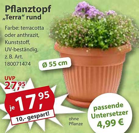Pflanztopf „Terra“ rund