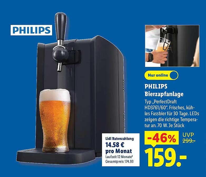 PHILIPS Bierzapfanlage