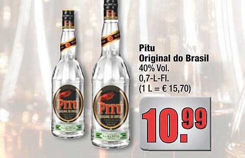 Pitu Original do Brasil 40% Vol. 0,7-L-Fl. (1 L = € 15,70)