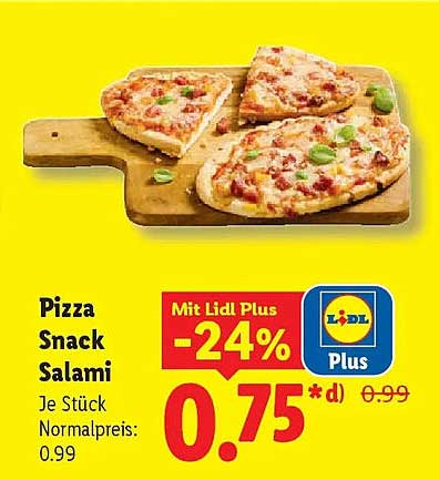 Pizza Snack Salami