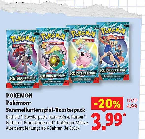 POKEMON Pokémon-Sammelkartenspiel-Boosterpack