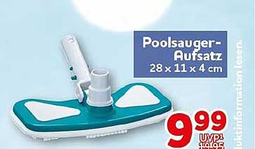 Poolsauger-Aufsatz 28 x 11 x 4 cm