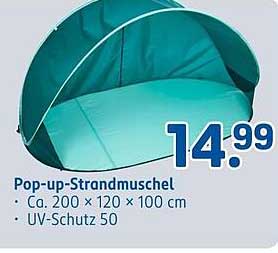 Pop-up-Strandmuschel