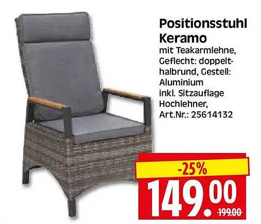 Positionsstuhl Keramo