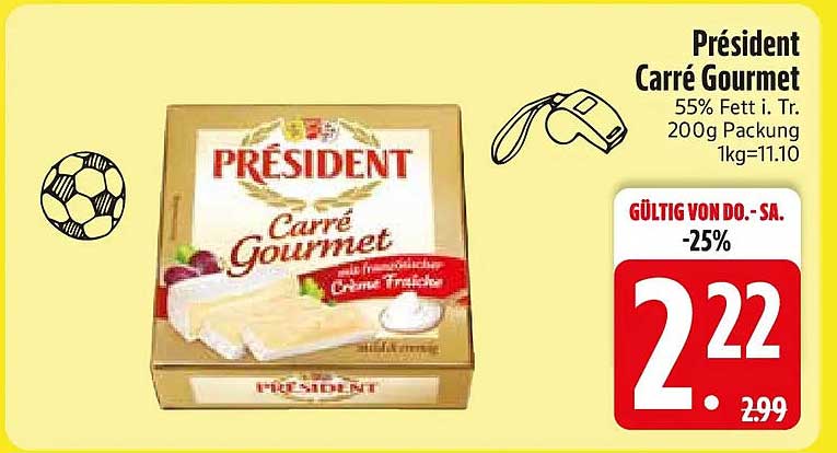 Président Carré Gourmet