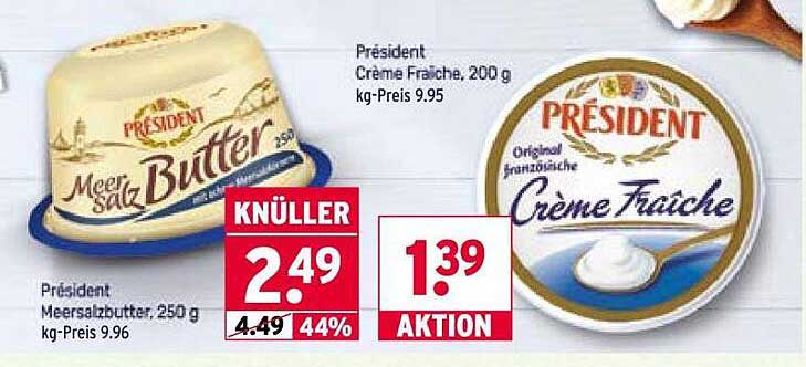 Président Meersalzbutter, 250 g