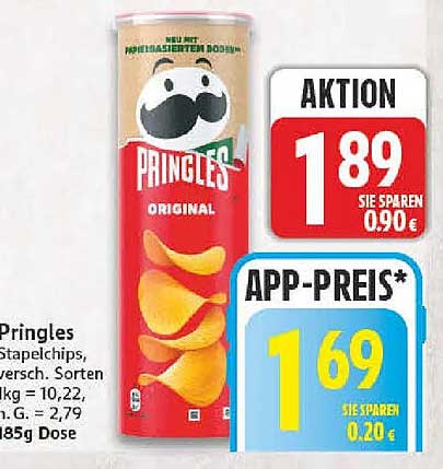 Pringles Stapelchips, versch. Sorten