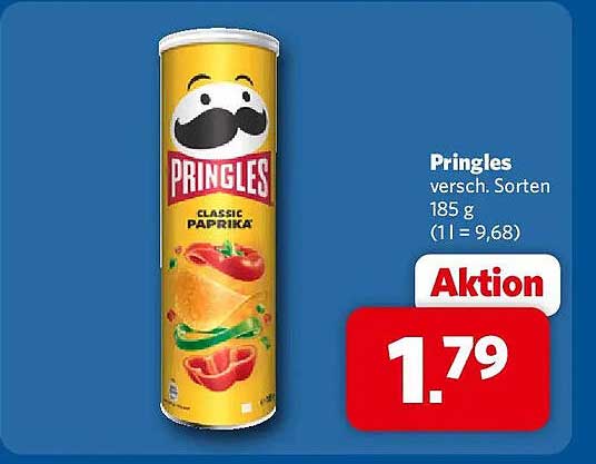 Pringles versch. Sorten 185 g
