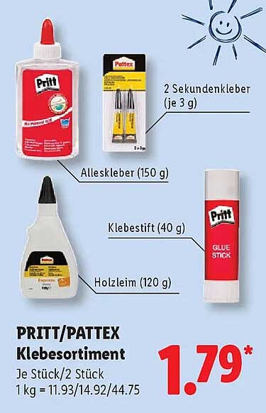 PRITT/PATTEX Klebesortiment