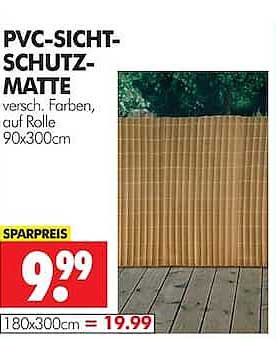 PVC-SICHT-SCHUTZ-MATTE