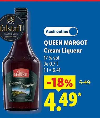 QUEEN MARGOT Cream Liqueur
