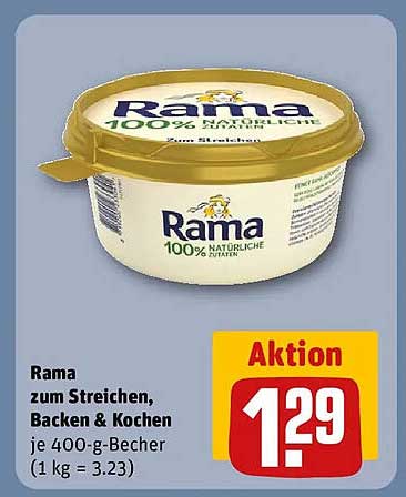 Rama zum Streichen, Backen & Kochen
