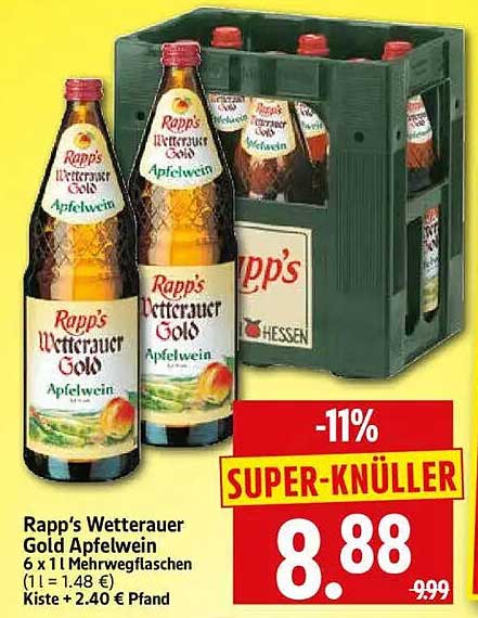 Rapp's Wetterauer Gold Apfelwein