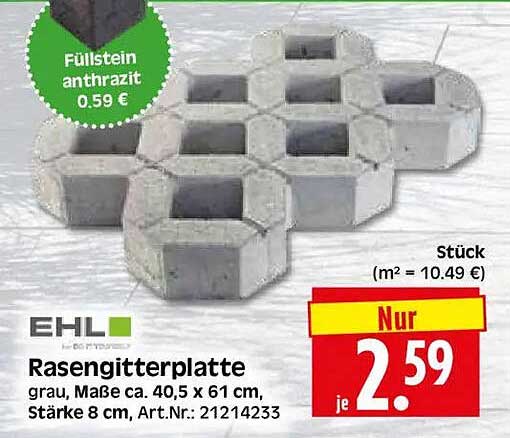 Rasengitterplatte