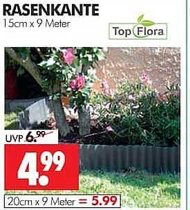 RASENKANTE 15cm x 9 Meter