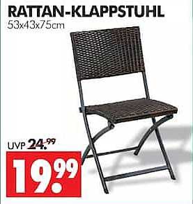 RATTAN-KLAPPSTUHL