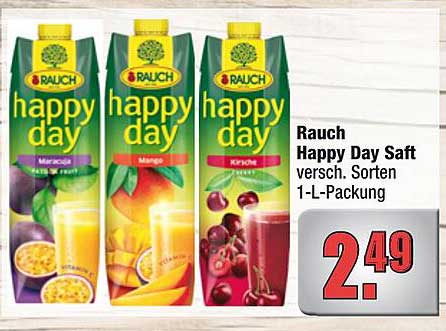 Rauch Happy Day Saft versch. Sorten 1-L-Packung