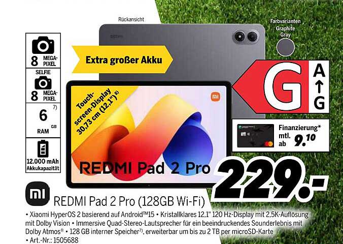 REDMI Pad 2 Pro (128GB Wi‑Fi)