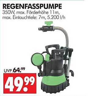 REGENFASSPUMPE