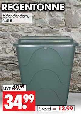 REGENTONNE 58x78x78cm, 240L