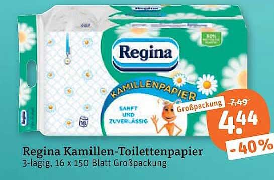Regina Kamillen-Toilettenpapier