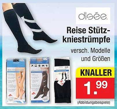 Reise Stütz-kniestrümpfe