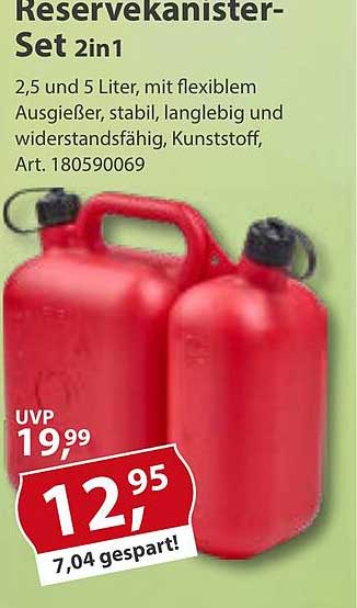 Reservekanister-Set 2in1