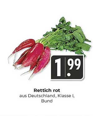Rettich rot