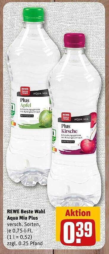 REWE Beste Wahl Aqua Mia Plus