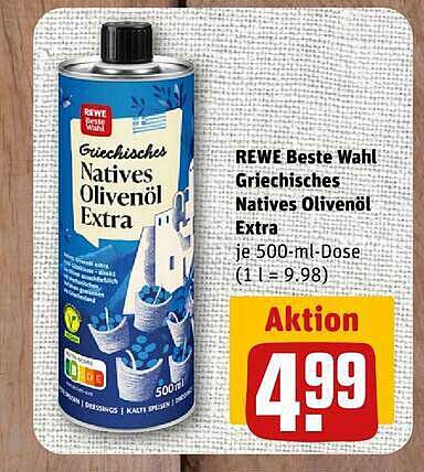 REWE Beste Wahl Griechisches Natives Olivenöl Extra