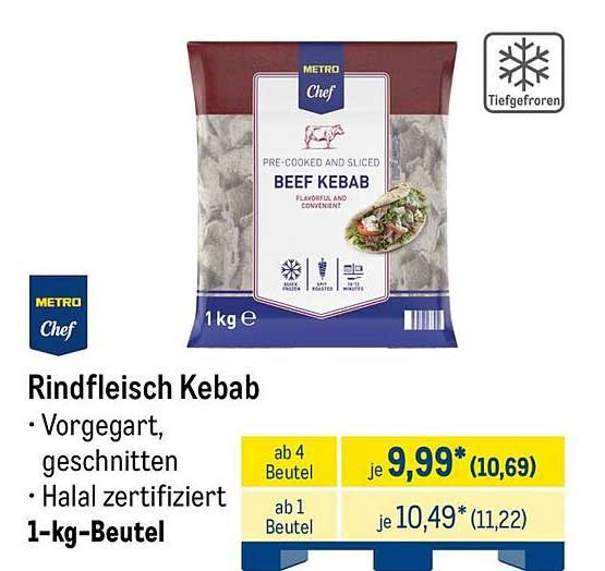 Rindfleisch Kebab