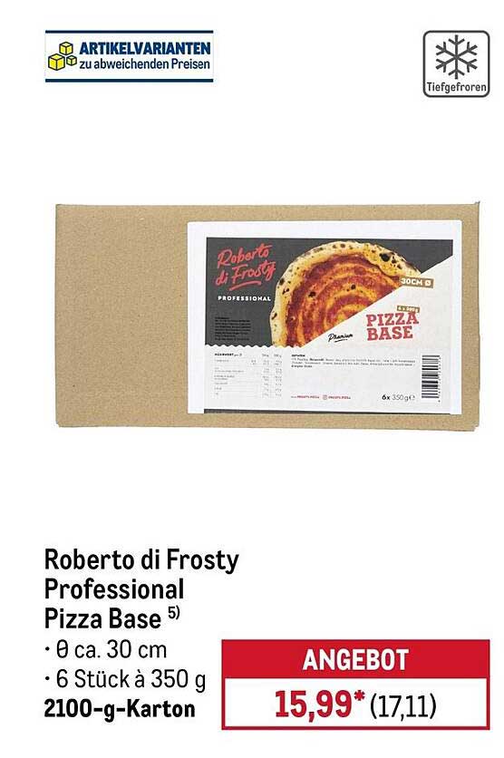 Roberto di Frosty Professional Pizza Base 5)