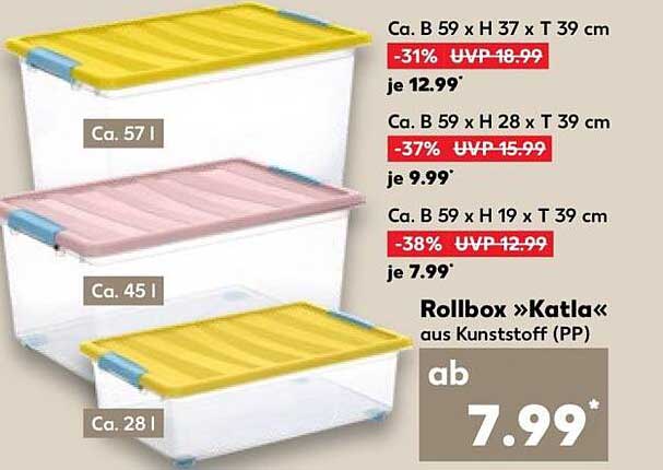 Rollbox »Katla« aus Kunststoff (PP)
